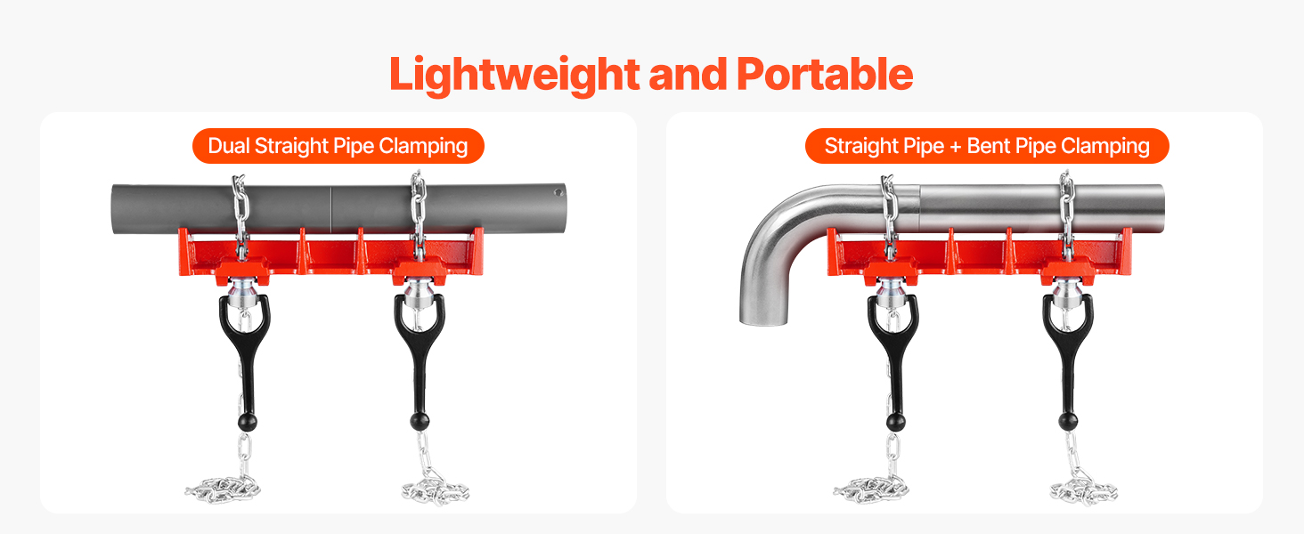 Joustavat kiinnitysvaihtoehdot suorille ja kaareville putkille