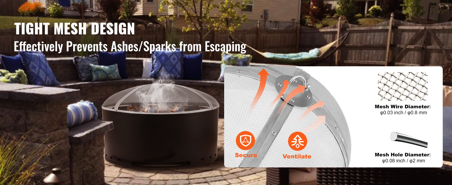 Ruostumaton teräskansi tulisijalle