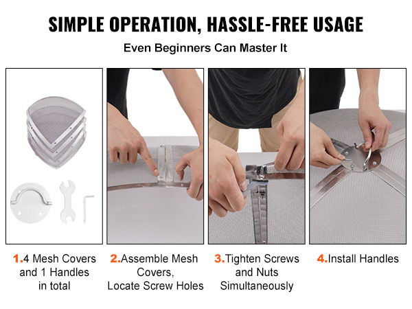 Kipinäsuojan rengaskahvan lähikuva