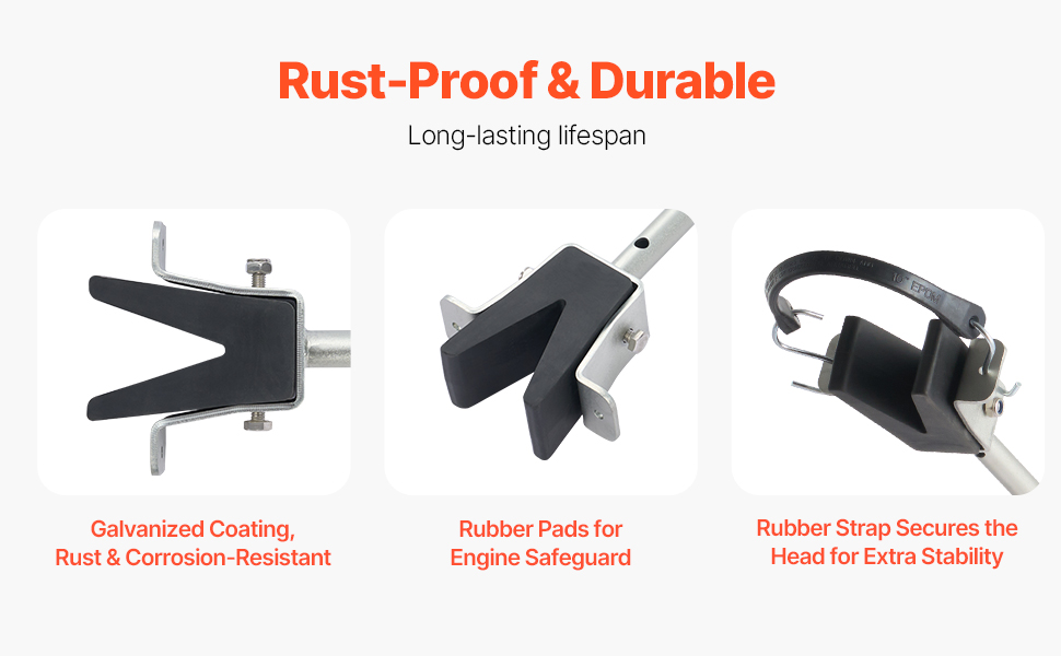 Korroosionkestävä metallirunko peräsuojatuessa