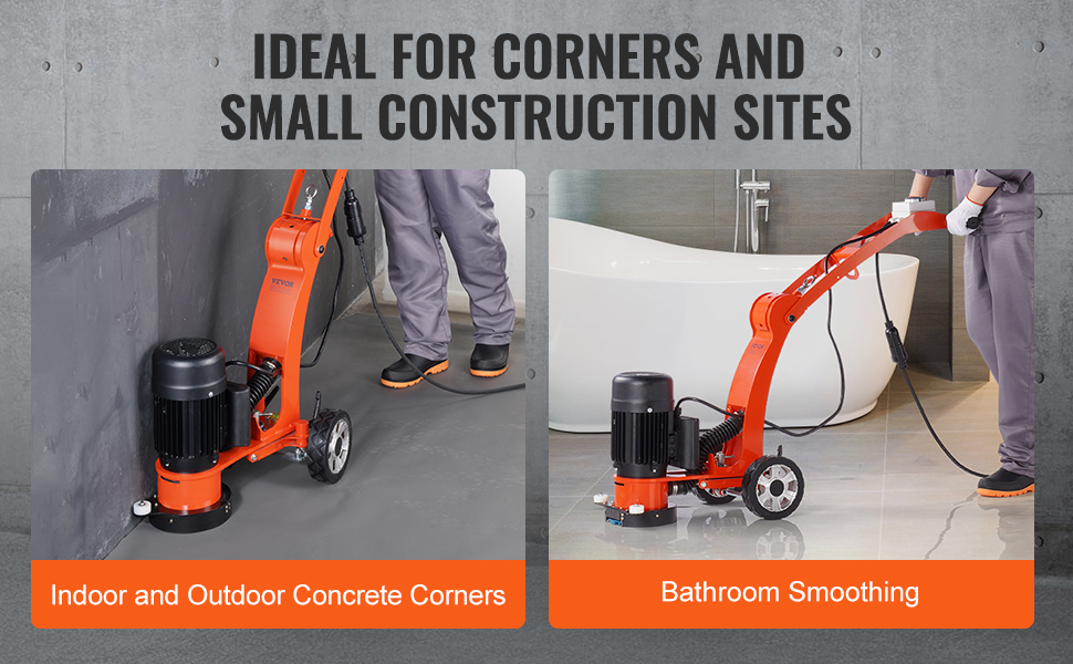 Märkä- ja kuivatoiminto betonilattiahiomakoneessa