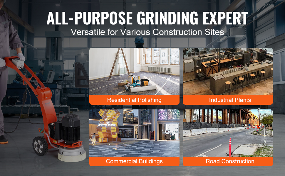 Betonihiomakone märkä- ja kuivatoiminto