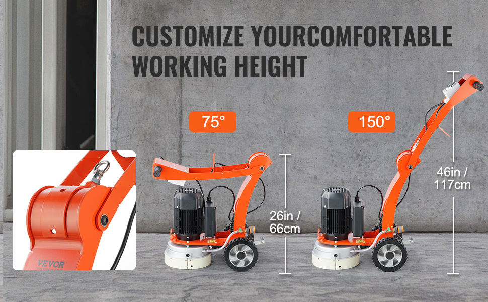 Betonihiomakone eri pintamateriaaleille