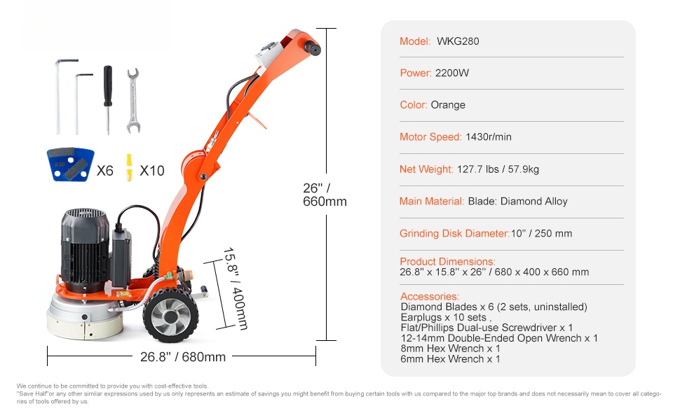 Betonilattian hiomakone käytössä