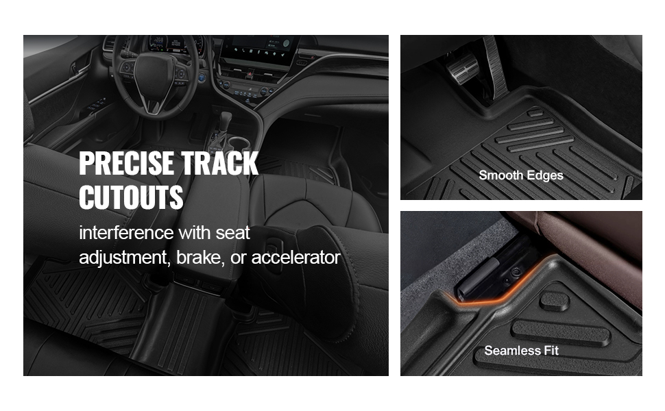 Eturivin ja toisen rivin mattojen istuvuus