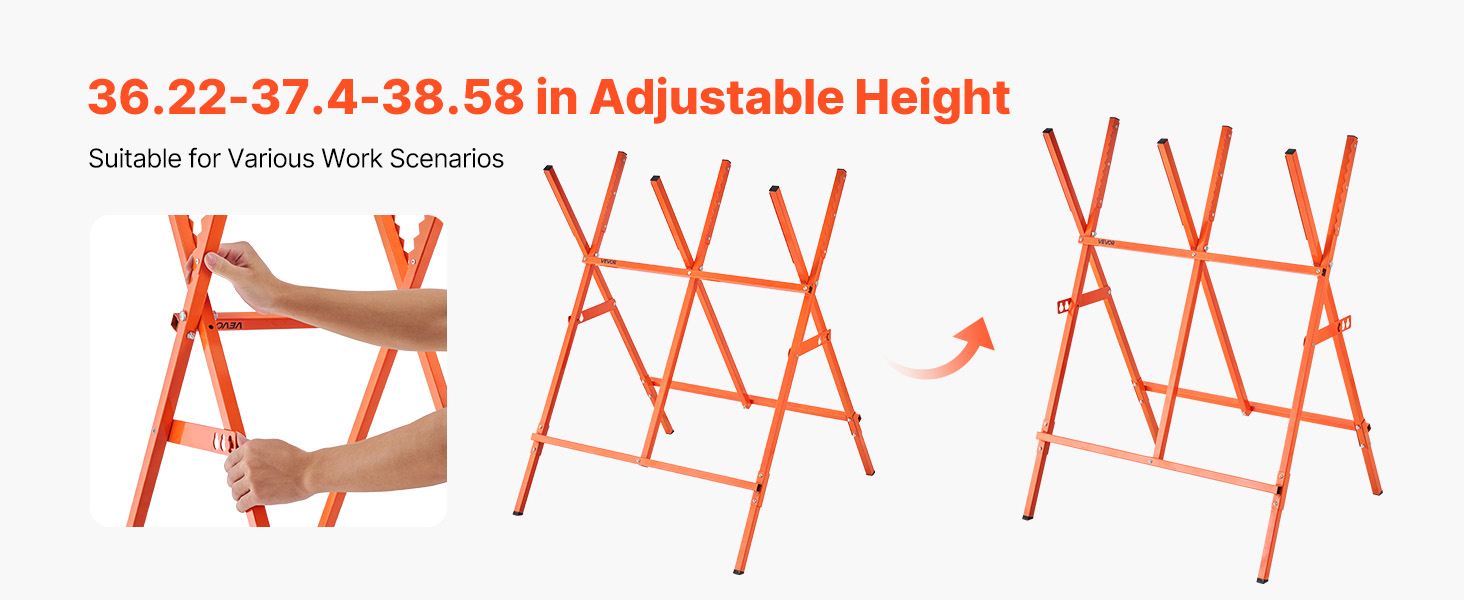 Säädettävä korkeus ergonomista työskentelyä varten