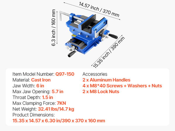 Puristimen mittapiirros