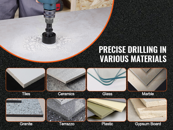 Poraus kovaan materiaaliin