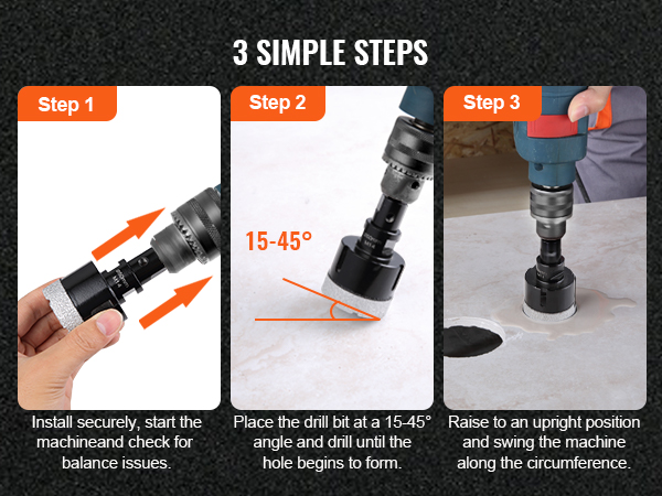 Pystysuora poraus tarkkaan reikään