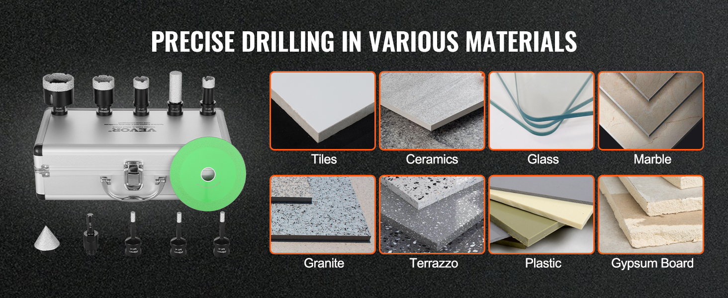 Puhdas reikä laattaan