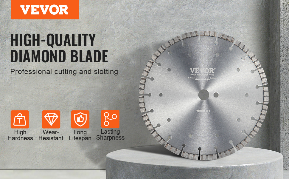 Timanttiterä betonille 300 mm