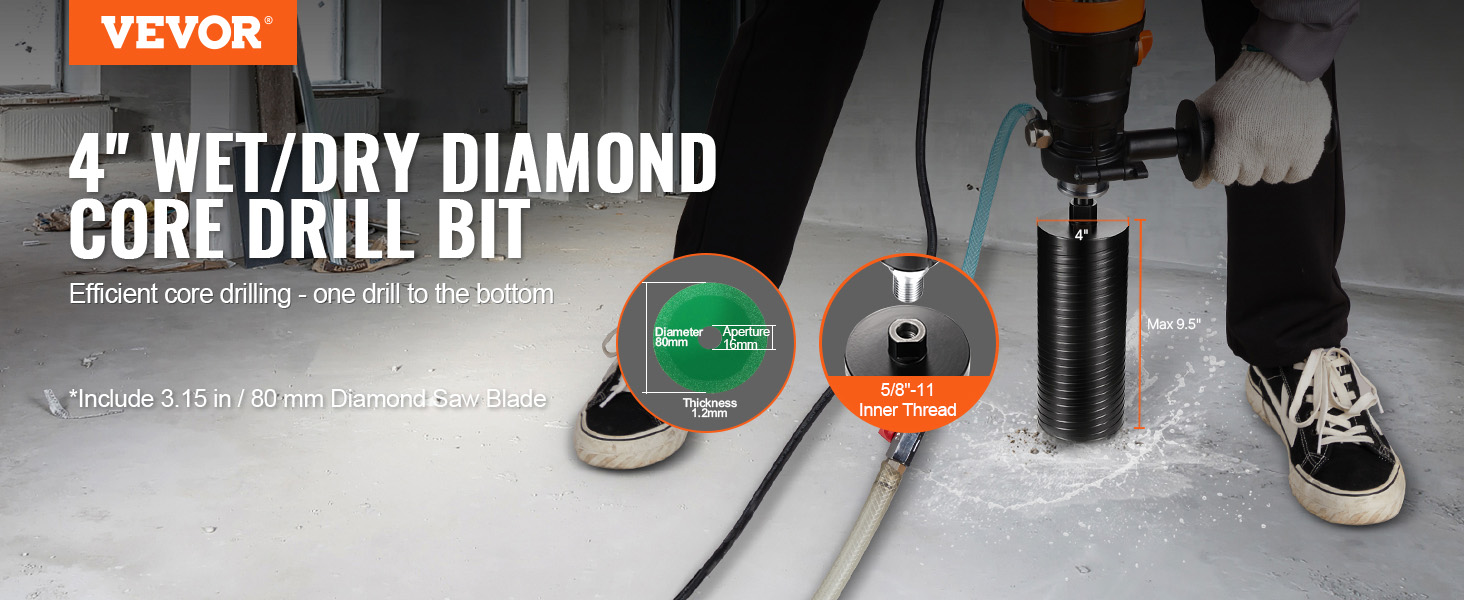 Timanttiporakruunu yleisnäkymä