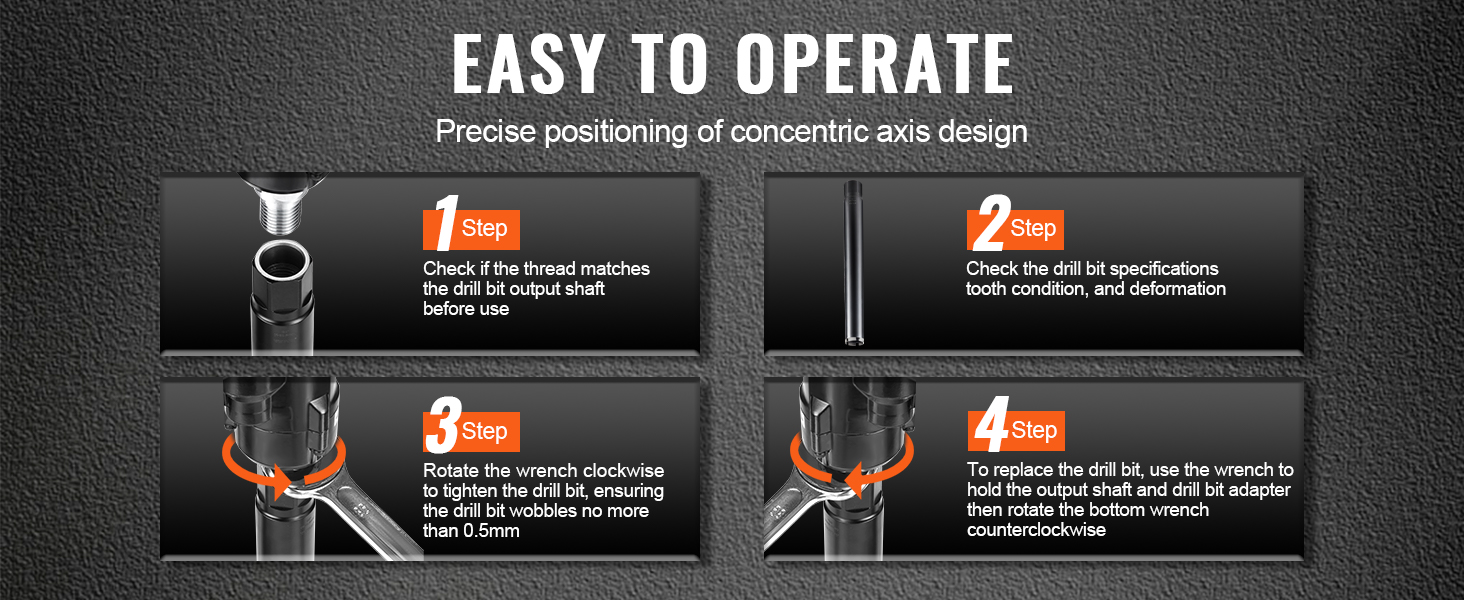 Keskittävä varsimuotoilu porakruunussa