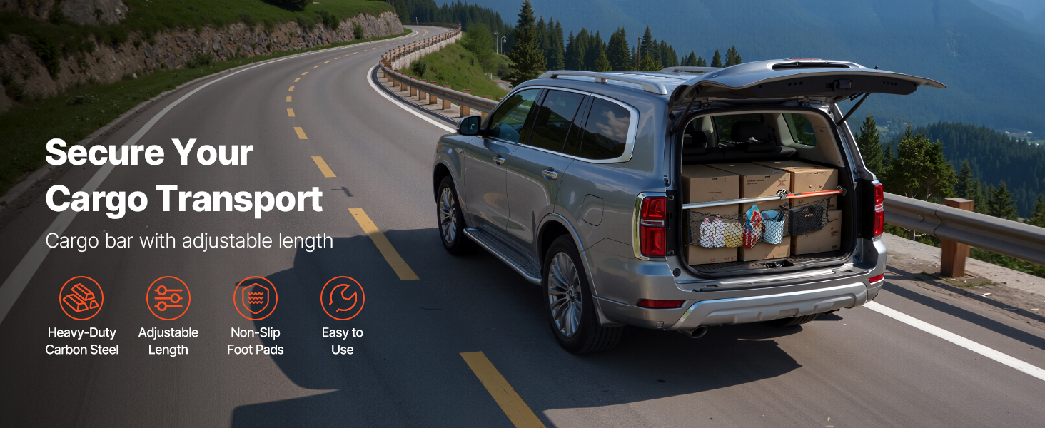 Kuormansidontatanko tavaratilassa