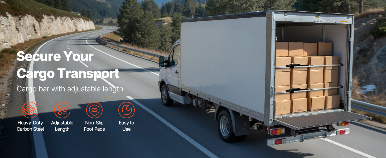 Kuormansidontatanko kuorman vakauttamiseen