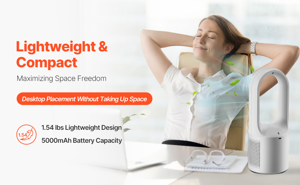 Kompakti ja siirrettävä tuuletin