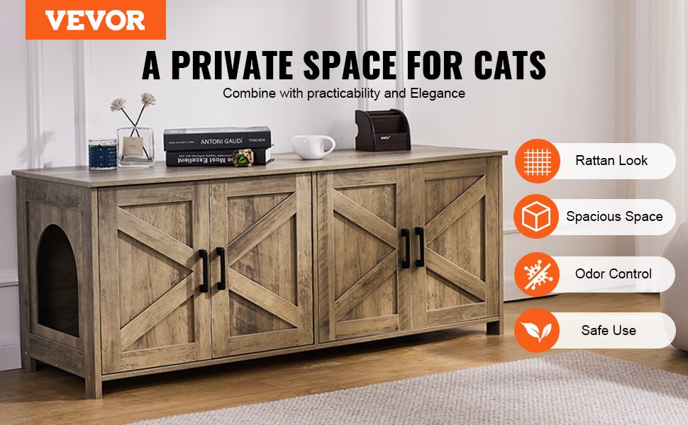 Kissan wc -kaappi, yleisnäkymä