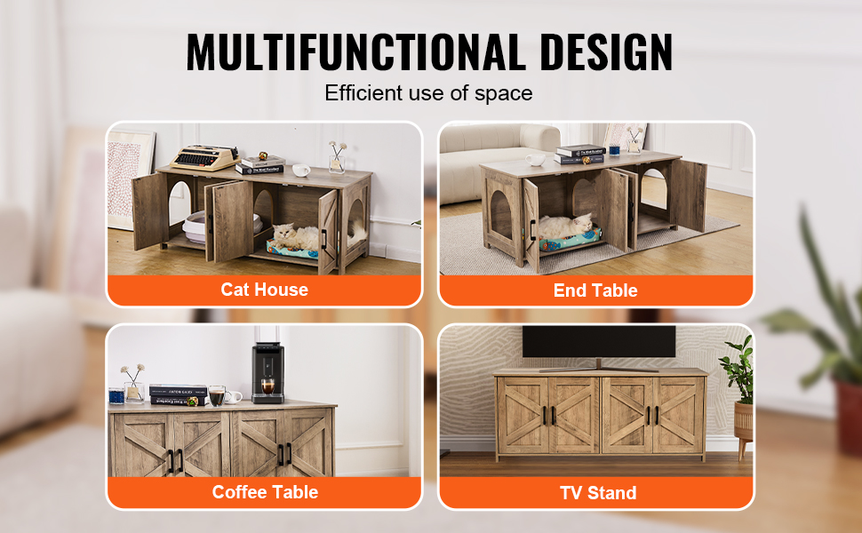 Kissan wc -kaappi, monikäyttöinen kaluste