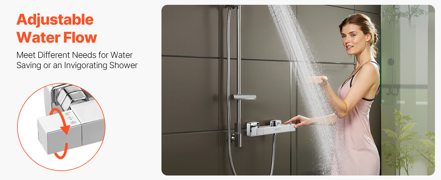 Kaksinuppinen lämpötilan ja virtaaman säätö