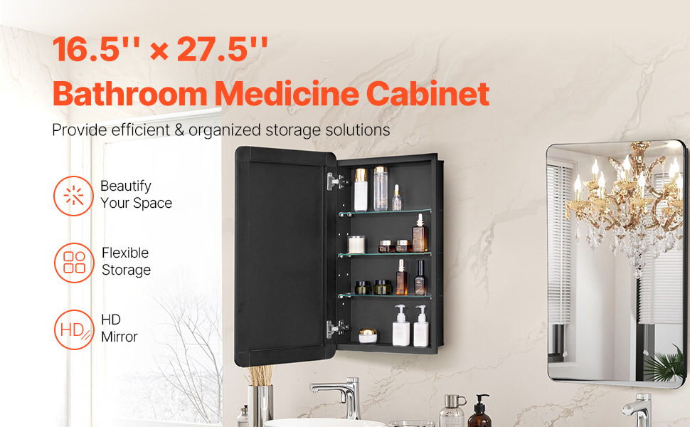 Lääkekaappi peilillä kylpyhuoneeseen