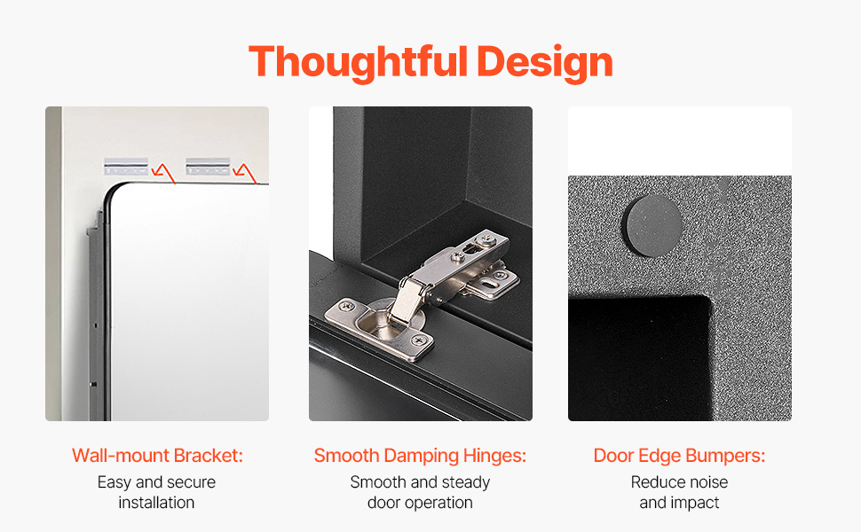 Vaimennetut saranat ja pehmustetut pysäyttimet