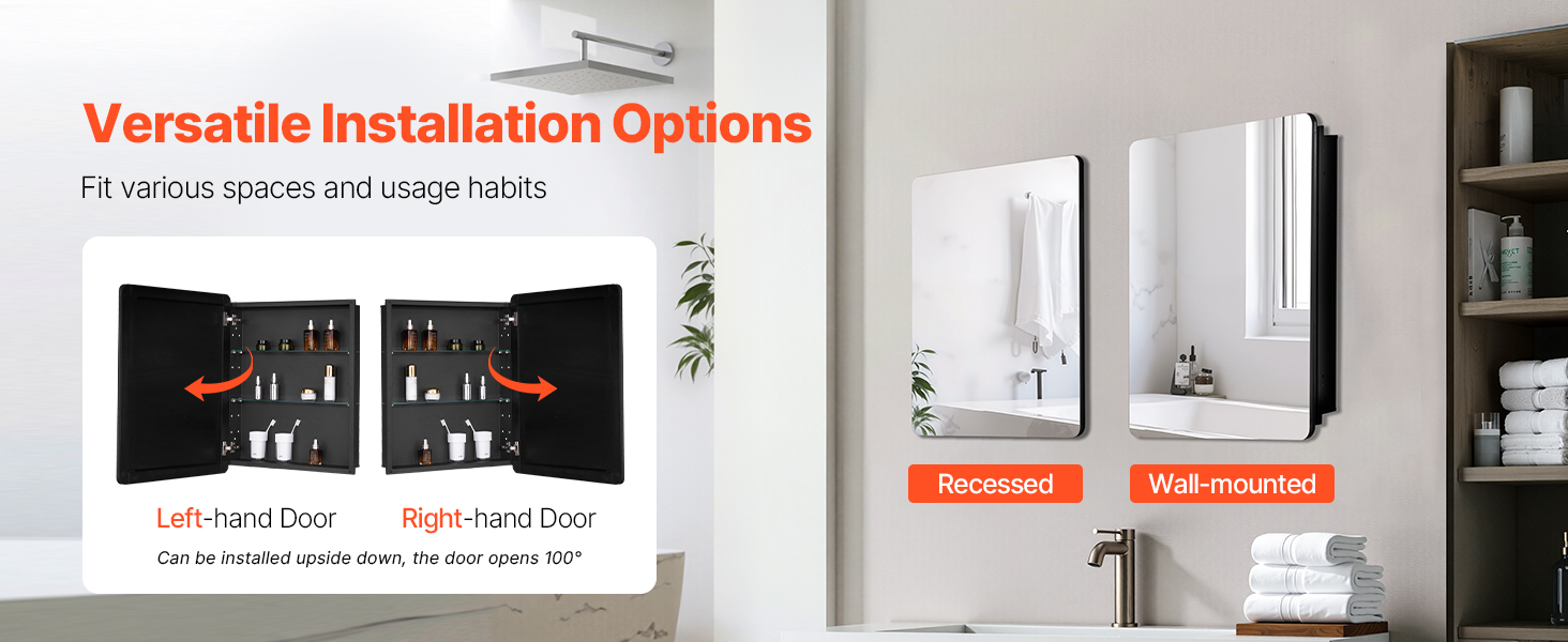 Seinälle asennettava tai upotettava kaappi