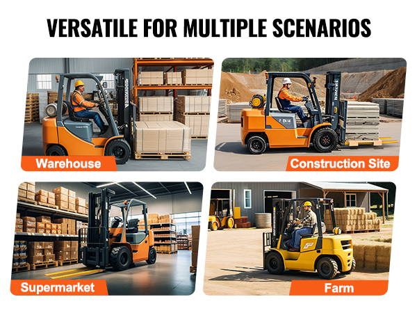 Lavahaarukan jatkeet varastoympäristössä