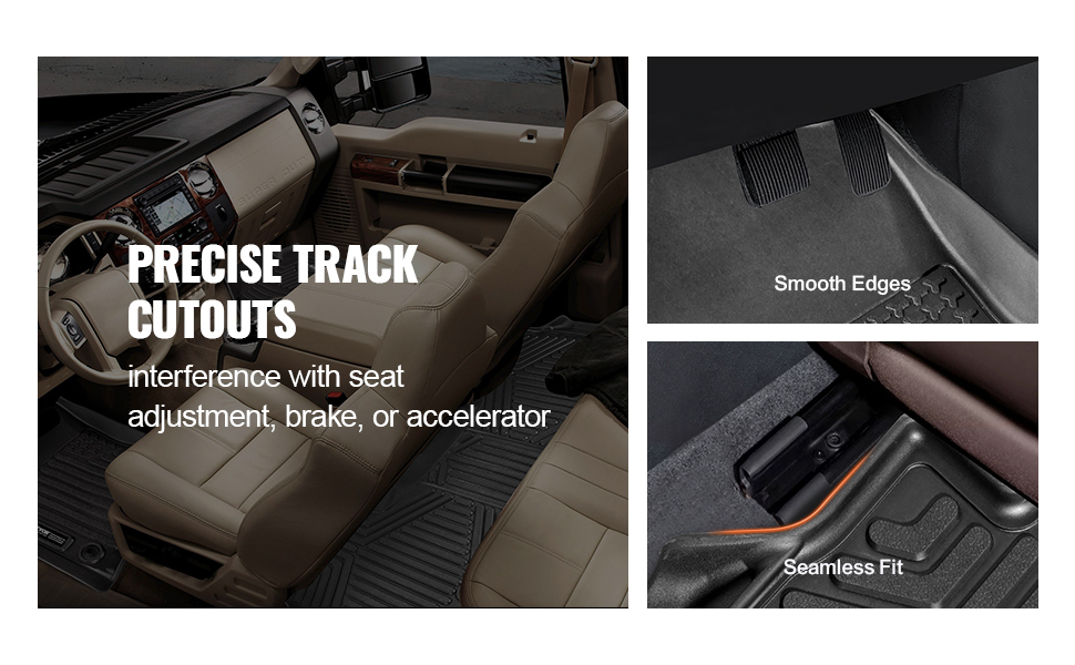 Lattiamattojen istuvuus ja kiskojen leikkaukset