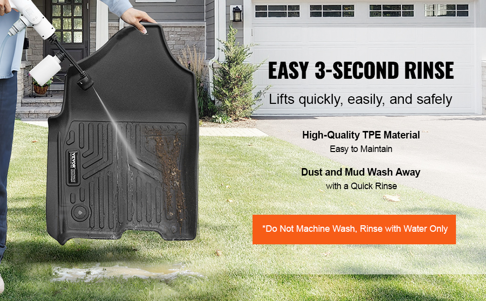 Helposti puhdistettava lattiamatto