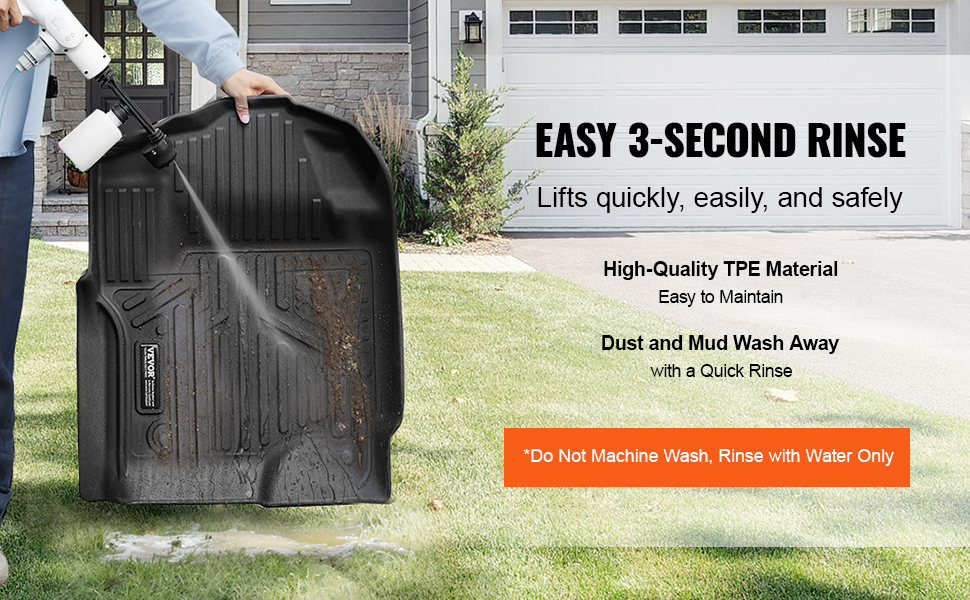 Auton lattiansuojat – helppo puhdistaa vedellä