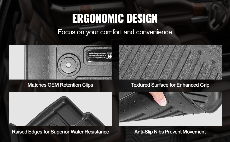 Auton lattiansuojat – korotetut reunat ja liukuesteet