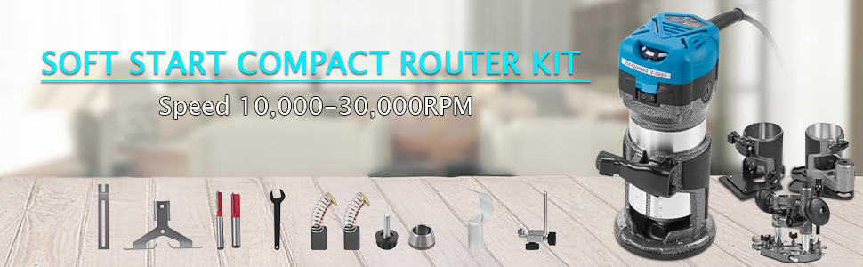 Kompakti puujyrsin 800W