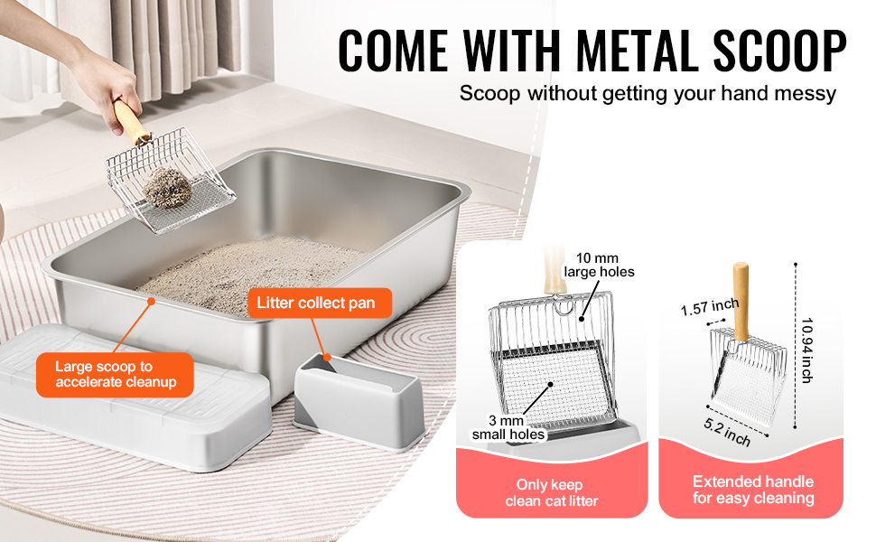 Kissanvessa metallisella siivilälapiolla