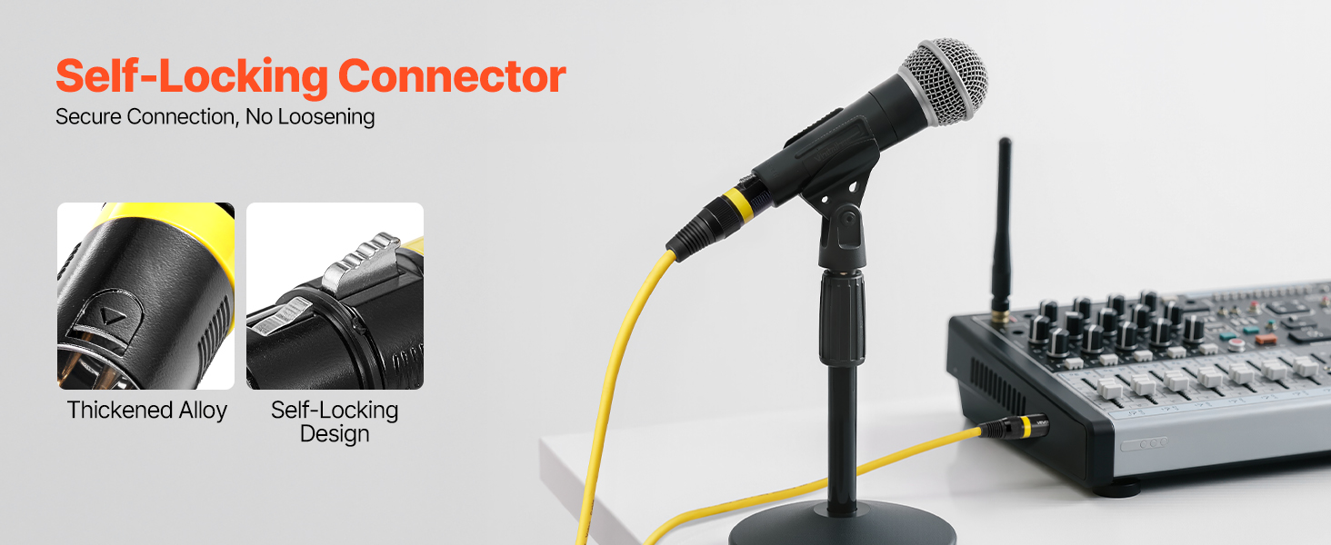 Itse lukittuva XLR-liitin