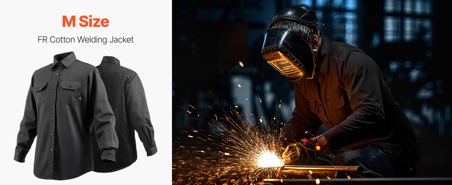 Hitsaustakki edestä