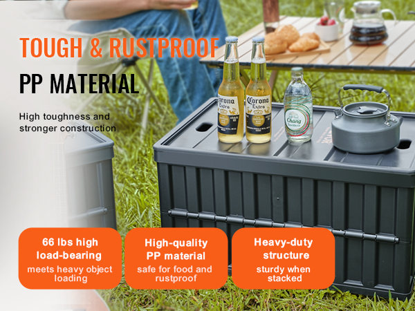 Säilytyslaatikon vahva rakenne