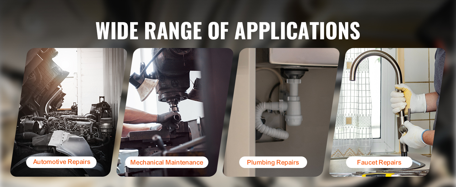 Käyttökohteet auto- ja LVI-töissä