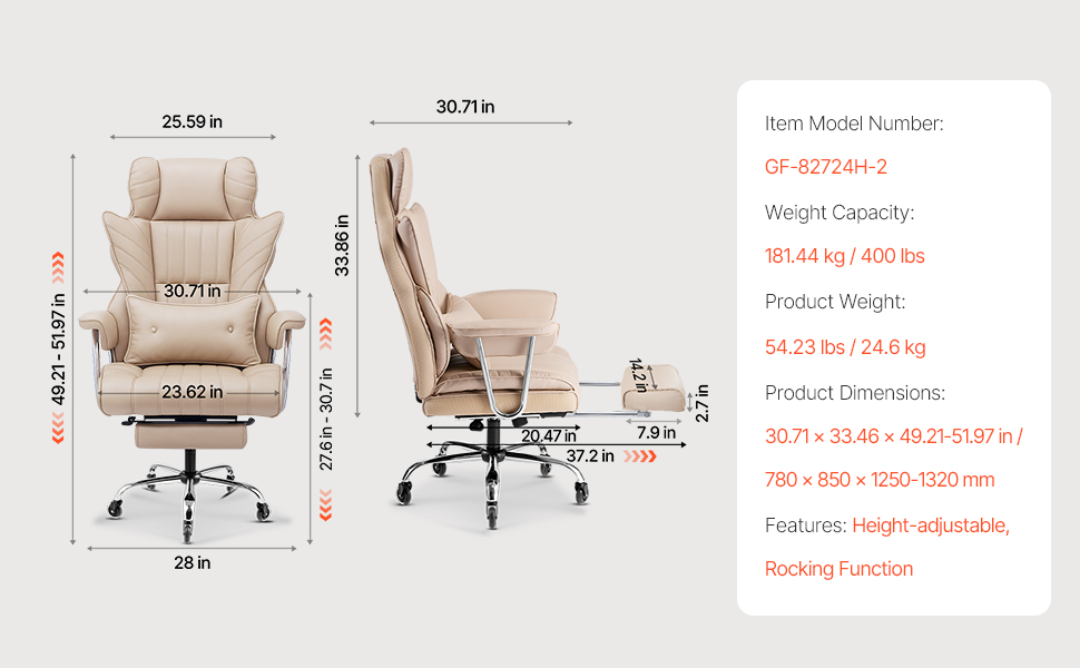 Ergonominen toimistotuoli käytössä
