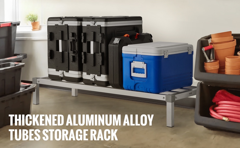 Alumiininen dunnage-hylly yleiskuva