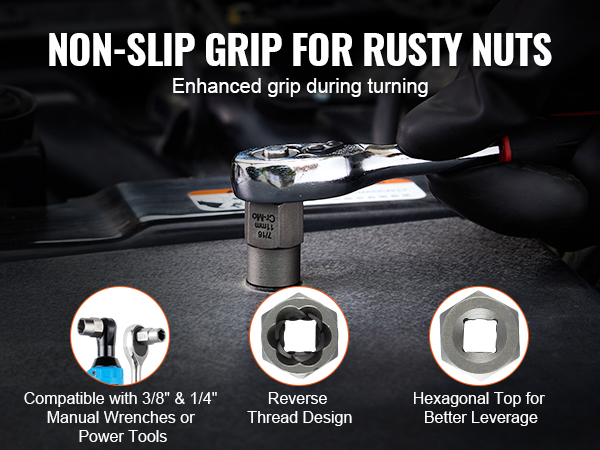 Pultinpoistohylsyt työkalun kanssa