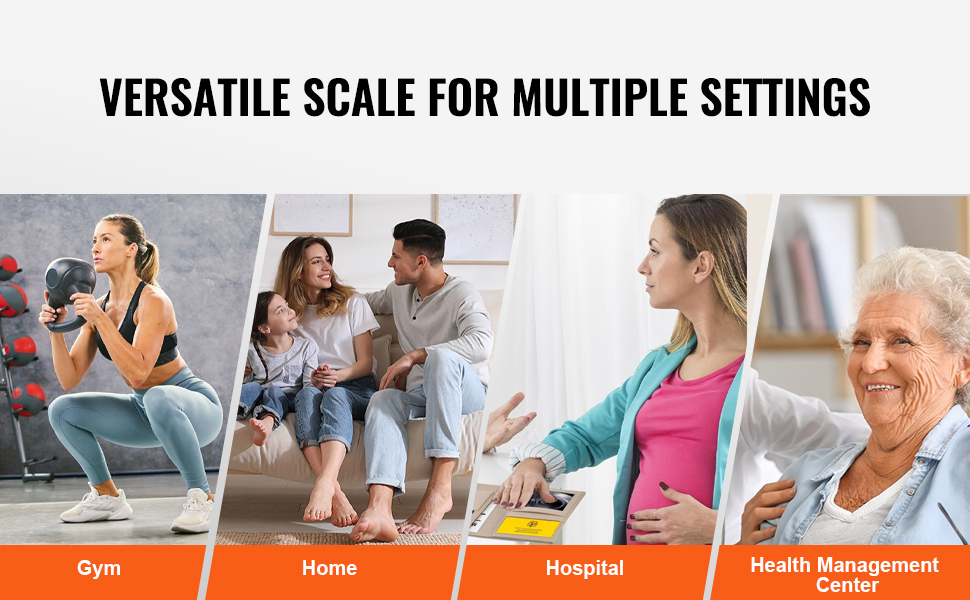 Vaaka erilaisissa käyttöympäristöissä