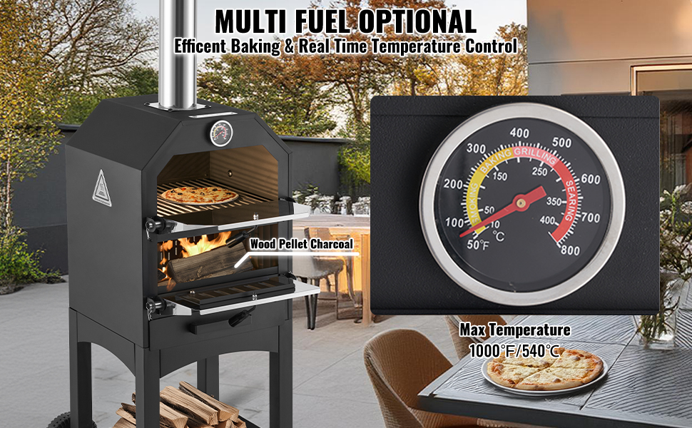 Pizzan paistaminen korkeassa lämpötilassa