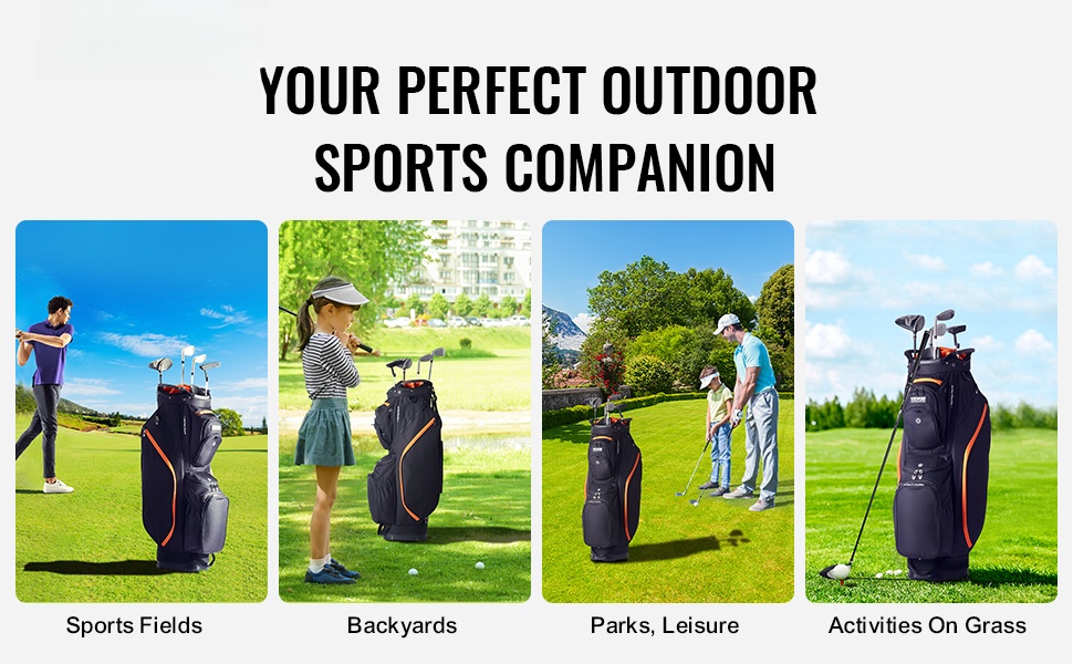 Golfkärrybägin yleisnäkymä