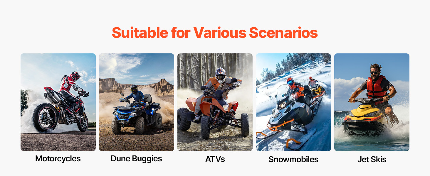 Powersports-akku eri olosuhteisiin
