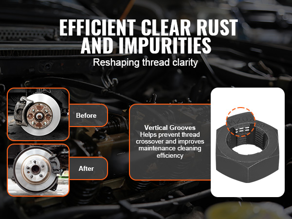 Kierteen puhdistus ja korjaus