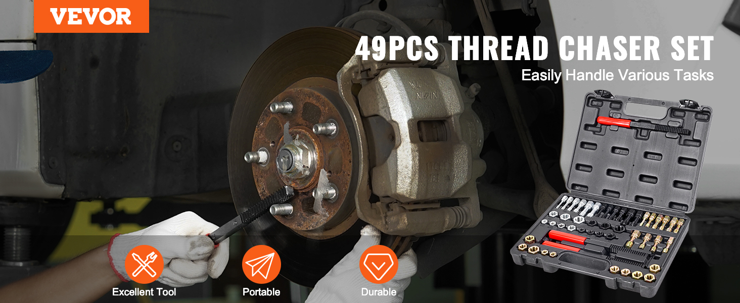 Kierreentkorjaussarja säilytyslaatikossa