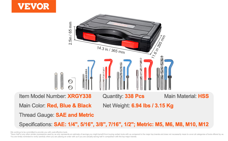 Kierrekorjaussarja säilytyslaukussa