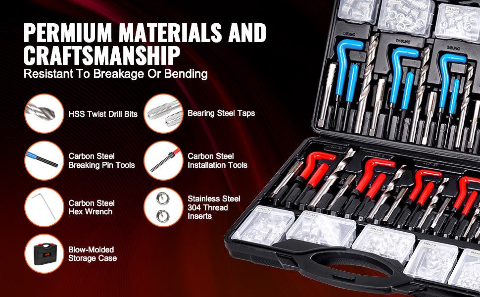 HSS-poranterät ja kierteitystapit