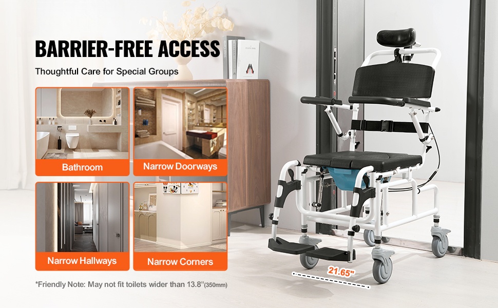 Suihkupyörätuoli yleiskuva