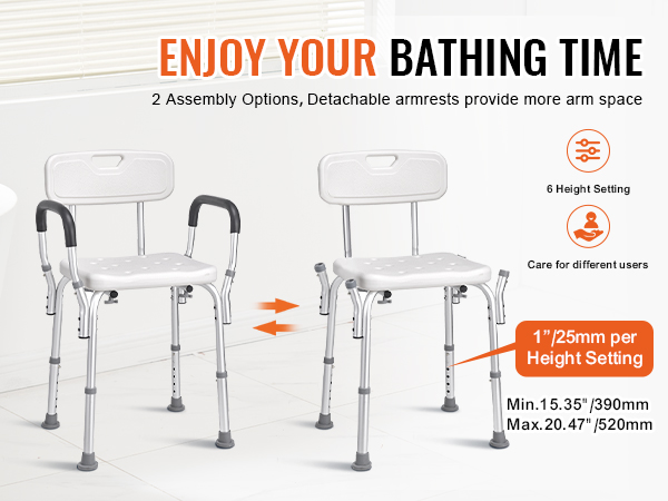 Irrotettavat käsinojat ja selkänoja